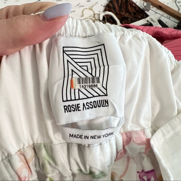 Rosie Assoulin Puff-Sleeve Cotton Off-The-Shoulder Midi Dress 4 - Picture 12 of 14